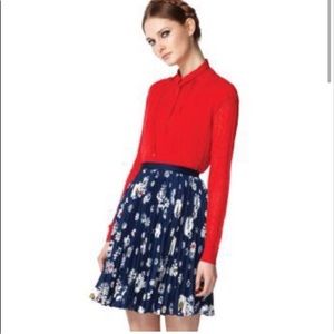 Jason Wu for Target Floral Print Pleated Skirt